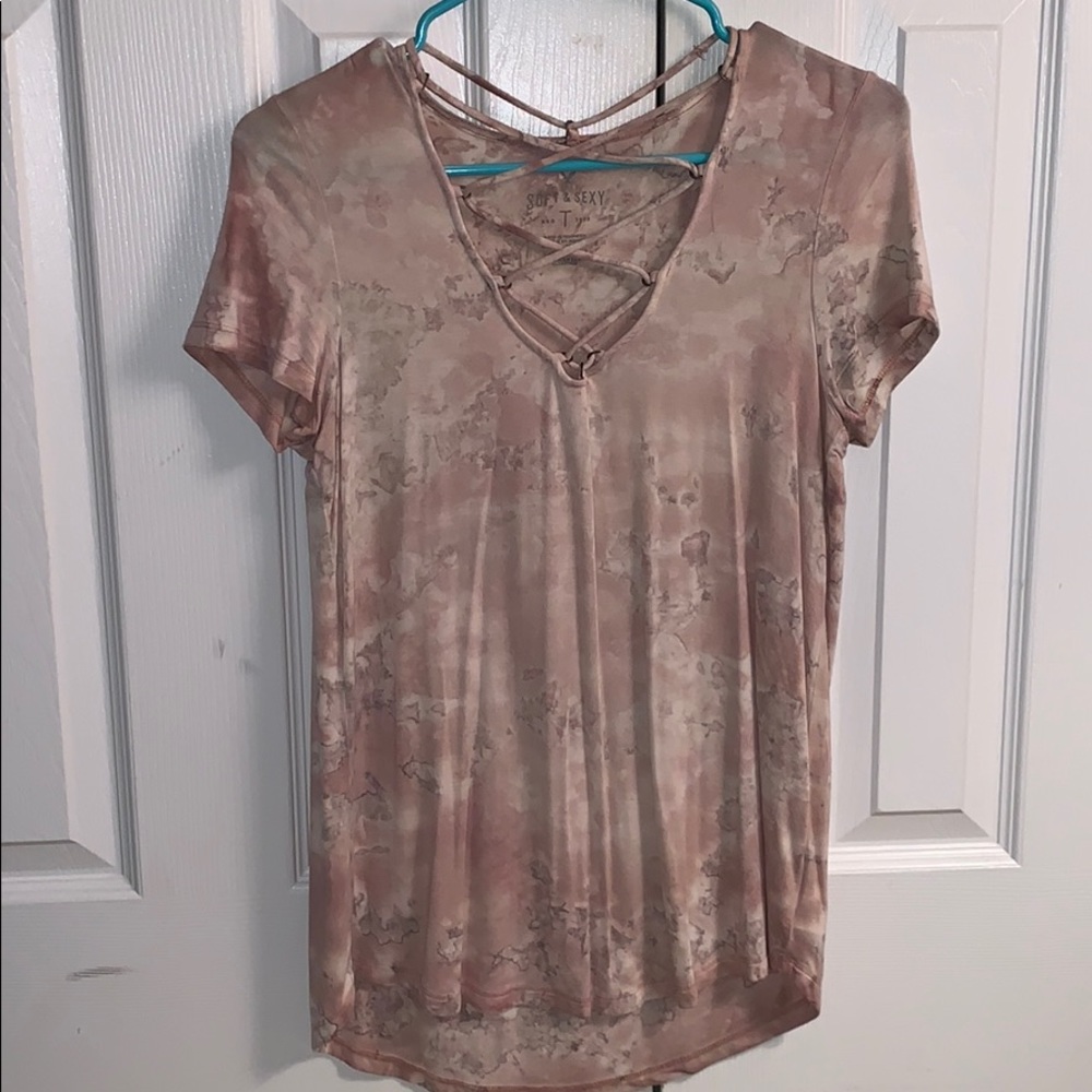 American Eagle Criss Cross Tee